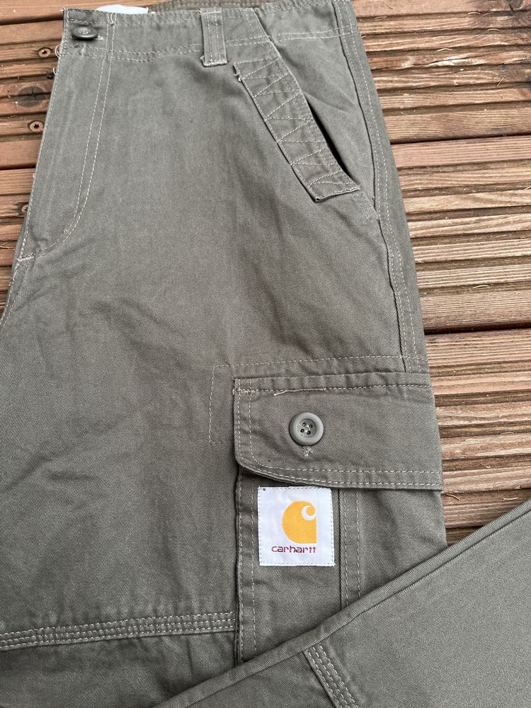 Spodnie Cargo Carhartt bvintage y2k workwear heavy skate carpenter