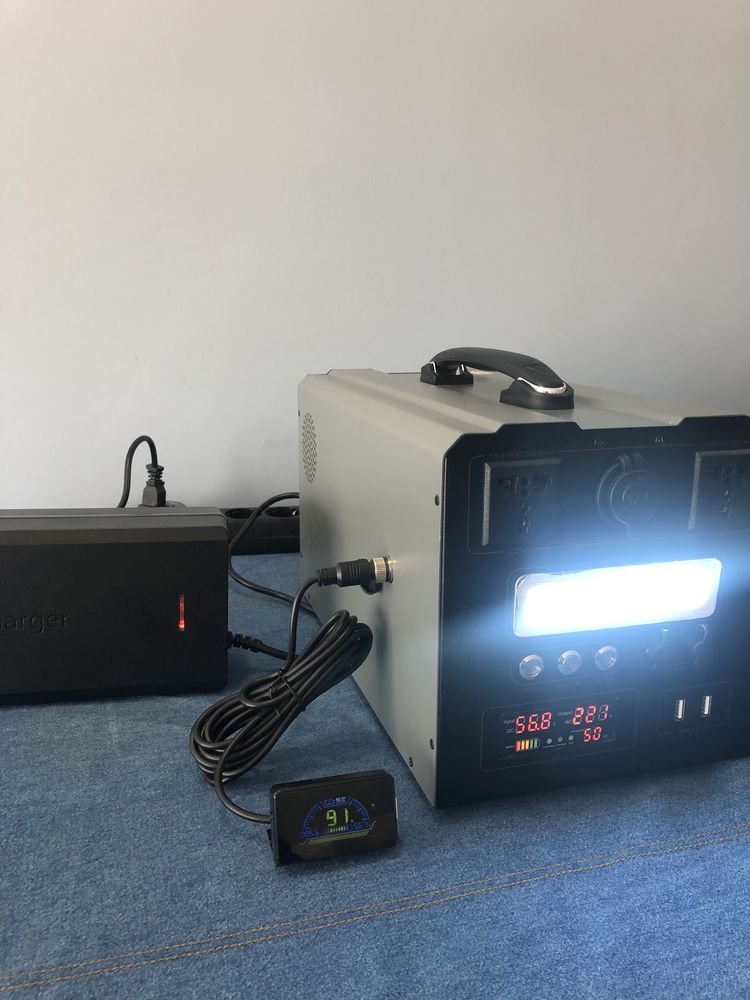 Портативна зарядна станція Pure Sine Wave  1500w 1100Wh BMS JK Jikong