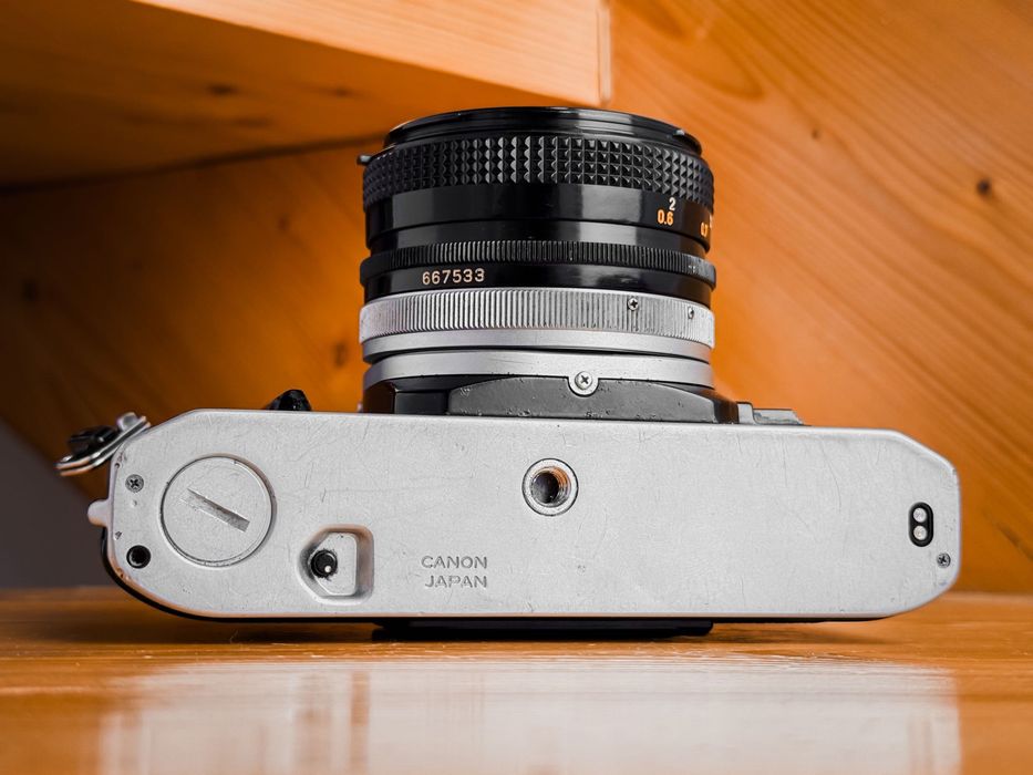 Aparat Canon AE-1 35mm Canon FD obiektyw 1.8/50 FD tokina zoom 28-70