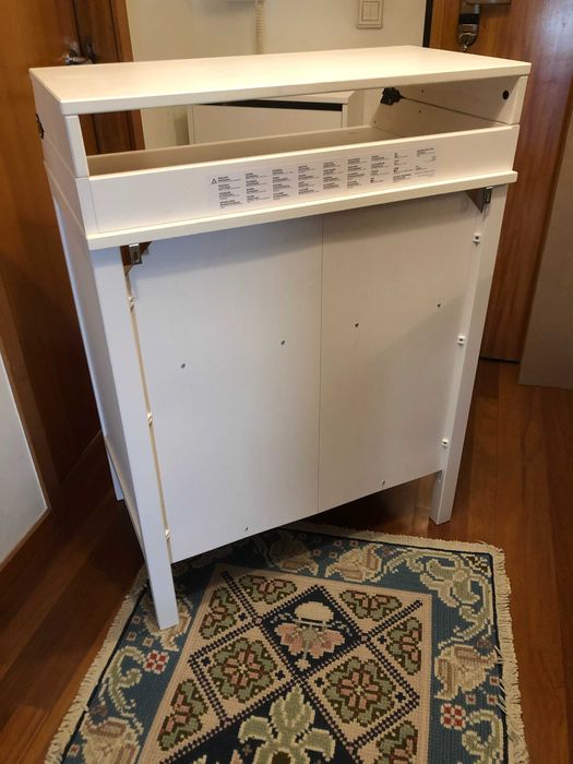 Móvel SUNDVIK – Trocador, comoda, muda fraldas, Branco