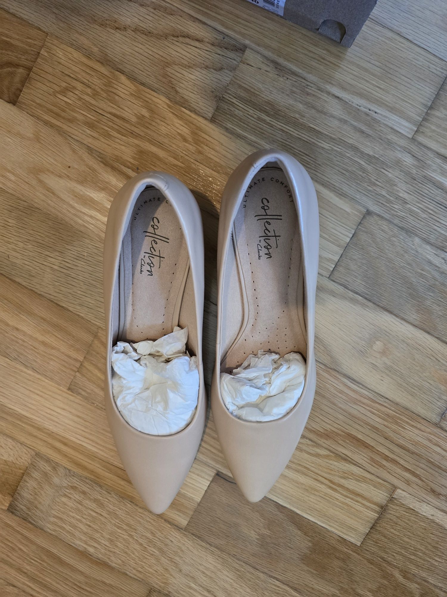 Sapatos Clarks Pele Linvale Jerica - Bege / Rosa Blush