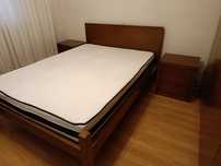 Quarto completo cama+2mesinhas de cabeceira+cómoda com espelho