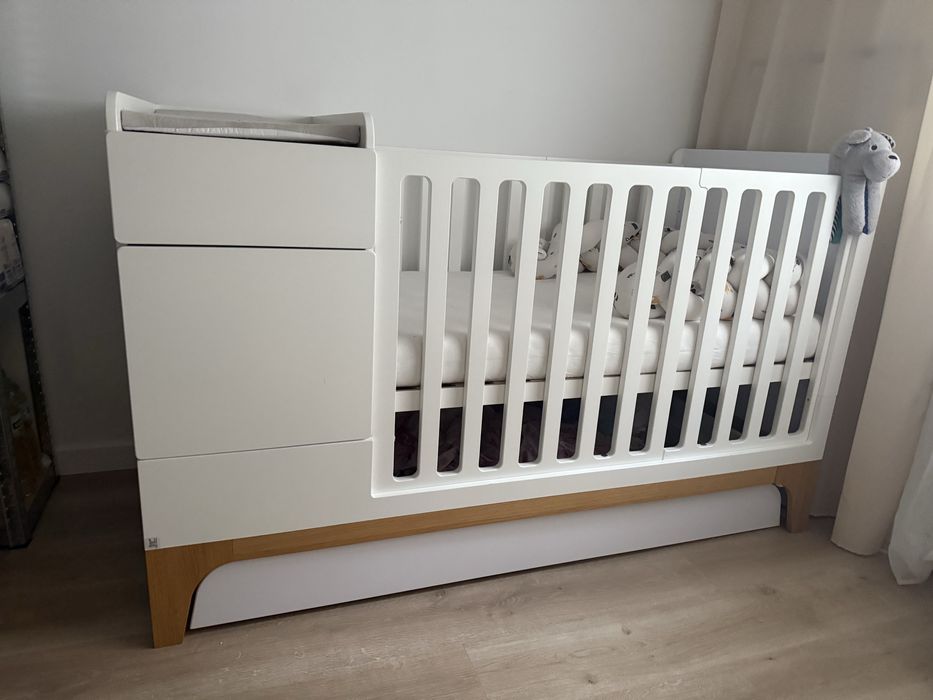 Łózeczko z szafka bellamy up rozkladane