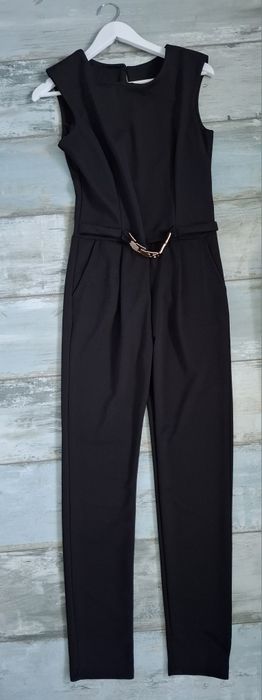 Kombinezon czarny L z paskiem
