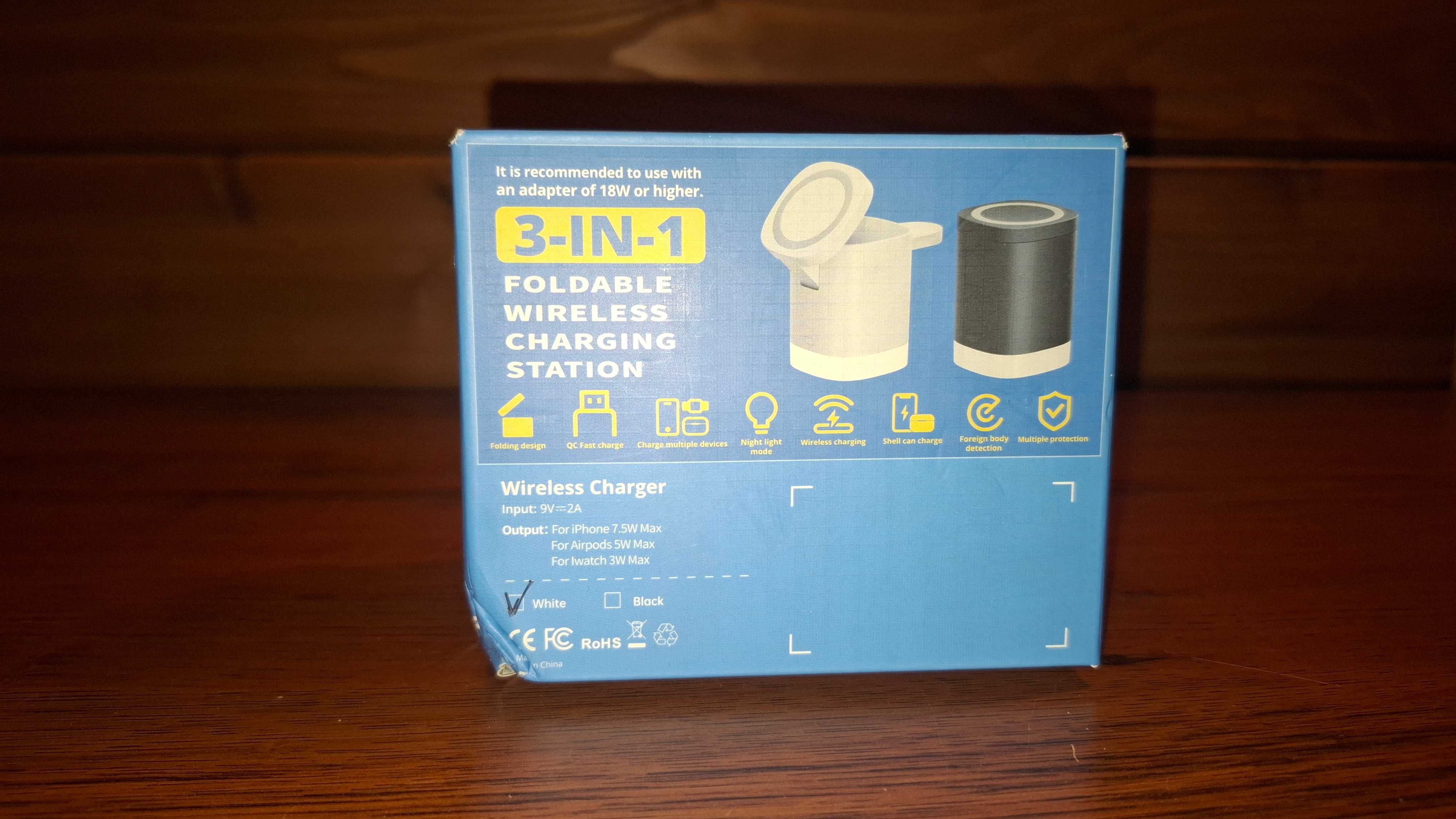 Ładowarka Bezprzewodowa 3 w 1 - Wireless Charger 3 in 1