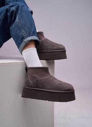 Оригінал Угги UGG Classic Mini Dipper Gray