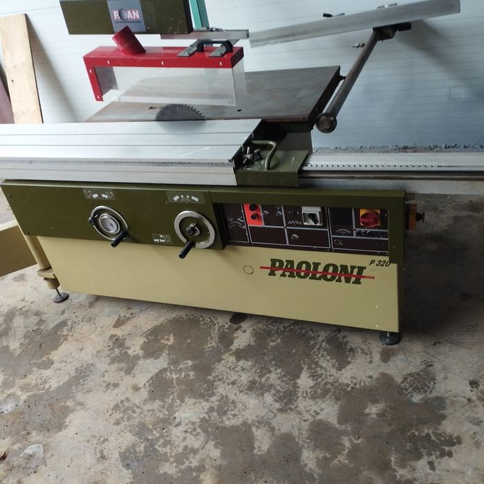 Piła tarczowa formatowa do drewna frezarka piło posuw 3 i 4 rolkowy