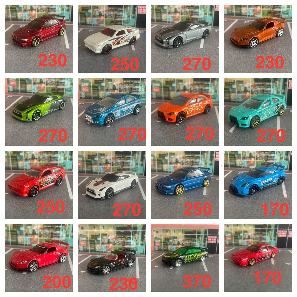 Машинки Hot wheels matchbox mini gt jdm хот вилс prem tarmac премиум
