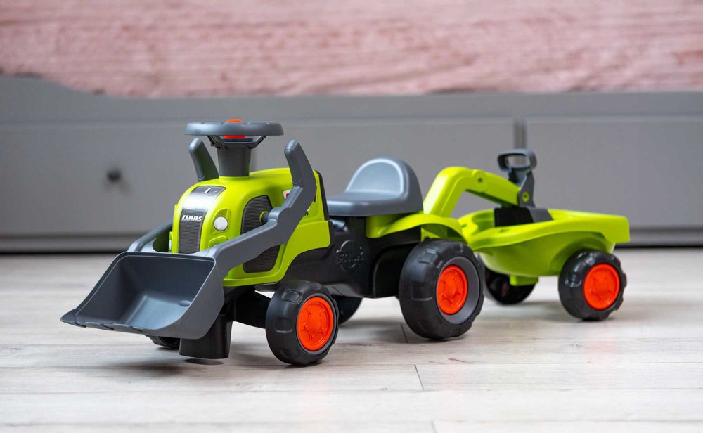 CLAAS traktorek jeździk koparka dla dzieci FALK przyczepa NEW 12m+ 312