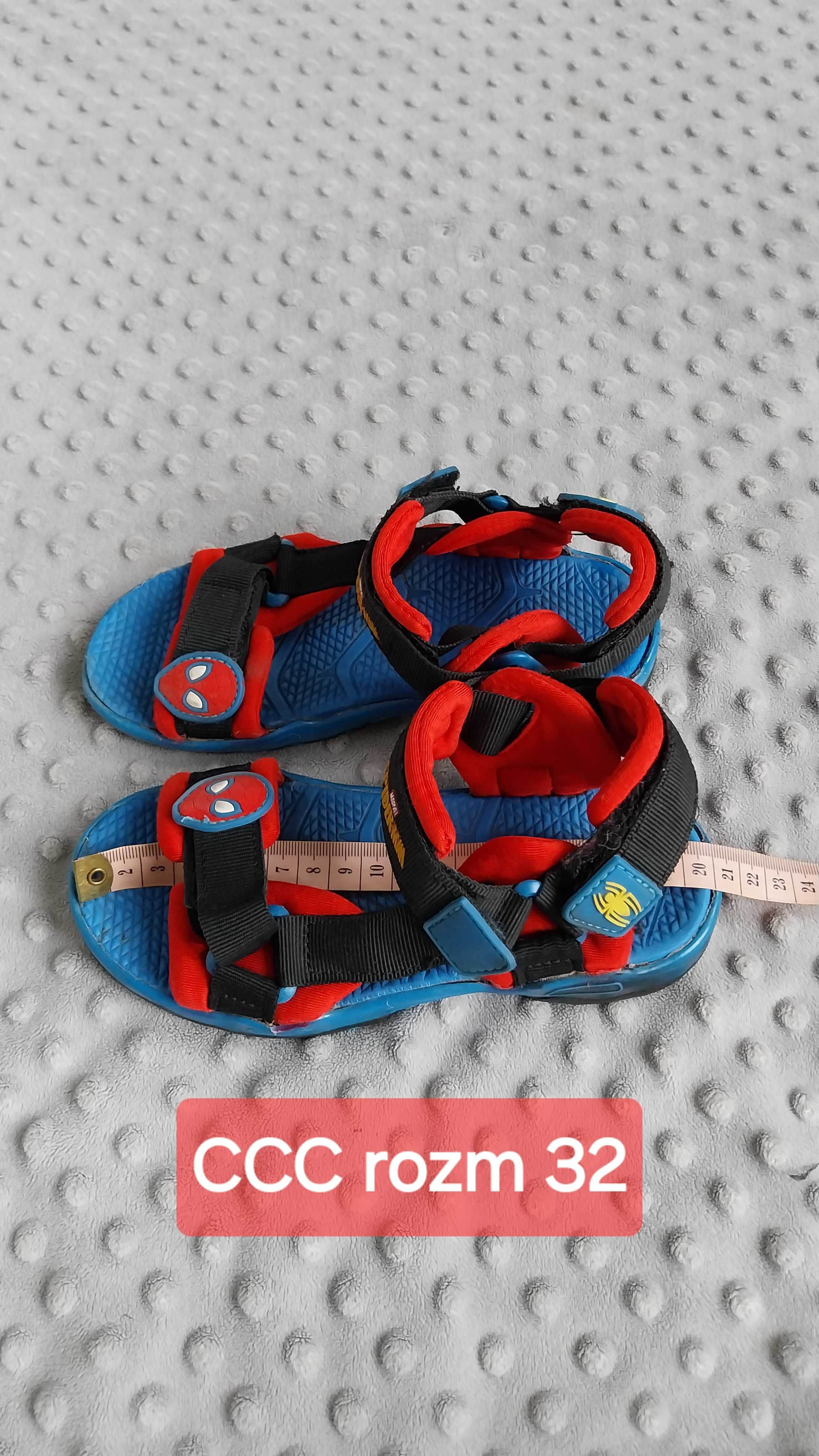 Sandały Spider-Man rozm 32 Chlopiece CCC wysyłka