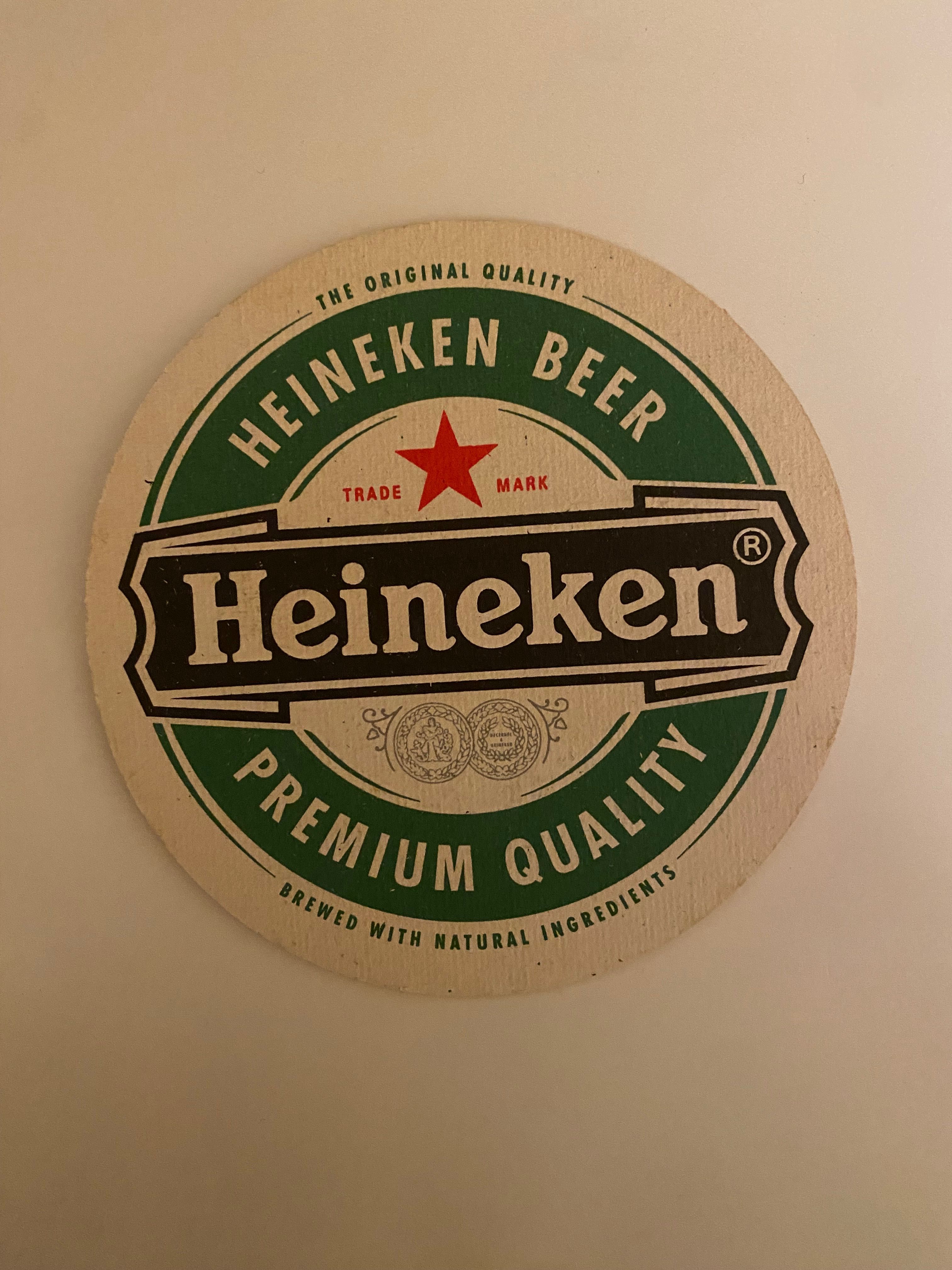 Bases para copos - Heineken Beer - Cerveja