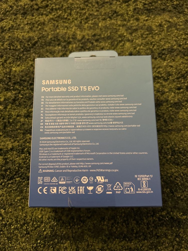 Samsung T5 Evo 2TB