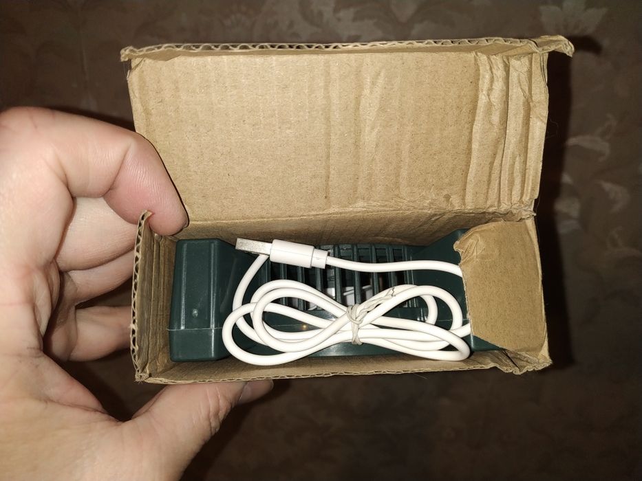 Новый вентилятор. Работает от USB.