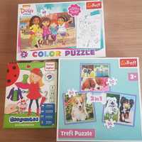 Puzzle Trefl 3+, gra magnetyczna Elegantki 3+