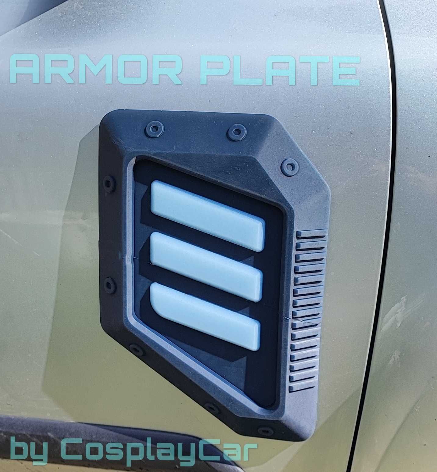 Armor plate – Ozdobna płyta magnetyczna na auto Cosplay dla samochodów