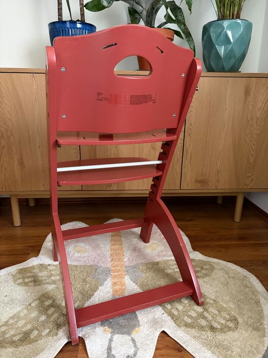 Krzesełko drewniane do karmienia Childhome