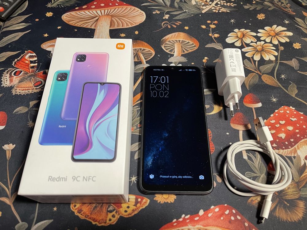 Smartfon Xiaomi Redmi 9C NFC 3GB ram 64G gray stan bardzo dobry