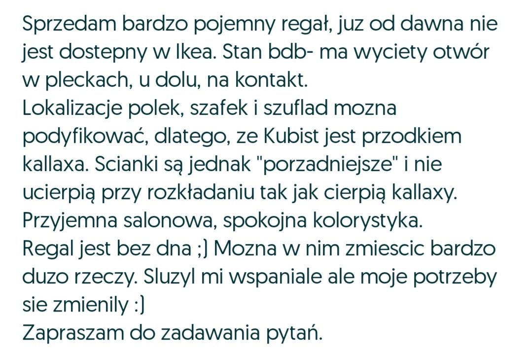 Meble ikea łózko minnen rosnące piętrowe antresola regał kubist