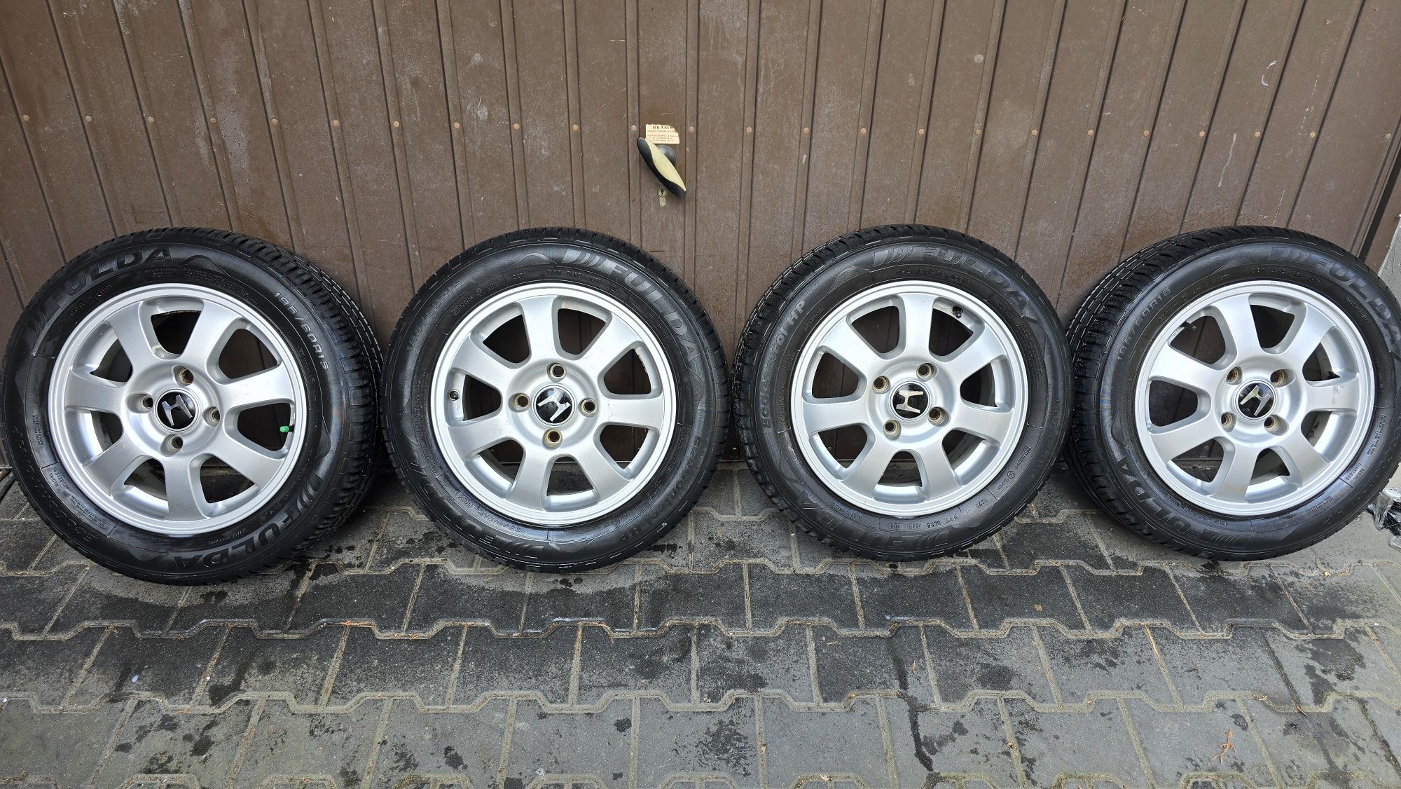 KOŁA FELGI OPONY 4x114.3 Honda Accord FULDA 195/60 R15 ładny stan