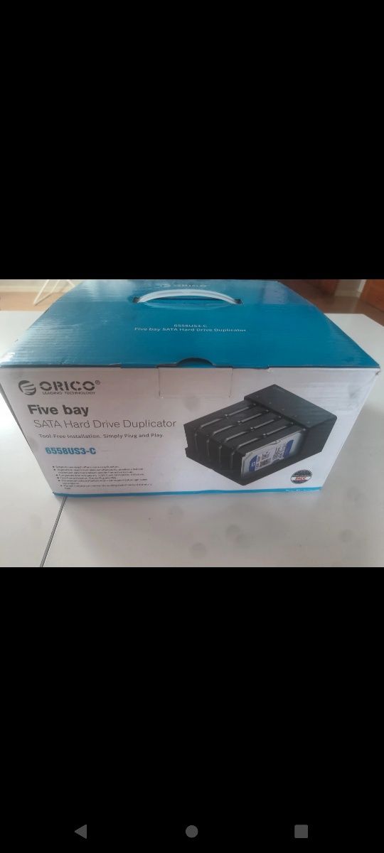 Stacja dokująca 5 kieszeni orico HDD SSD