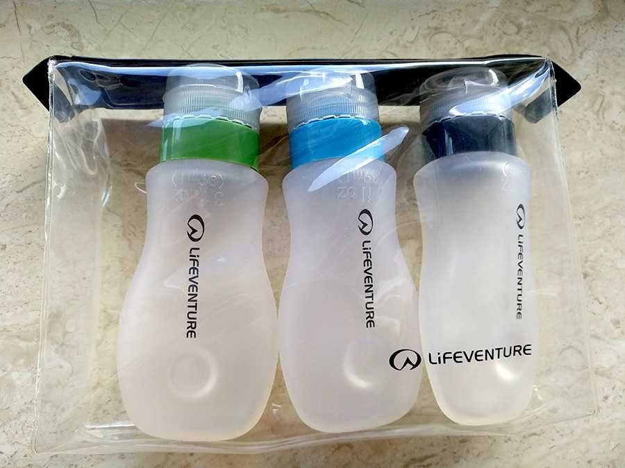 Набір контейнерів для подорожей Lifeventure Silicone Flight Bottle Set