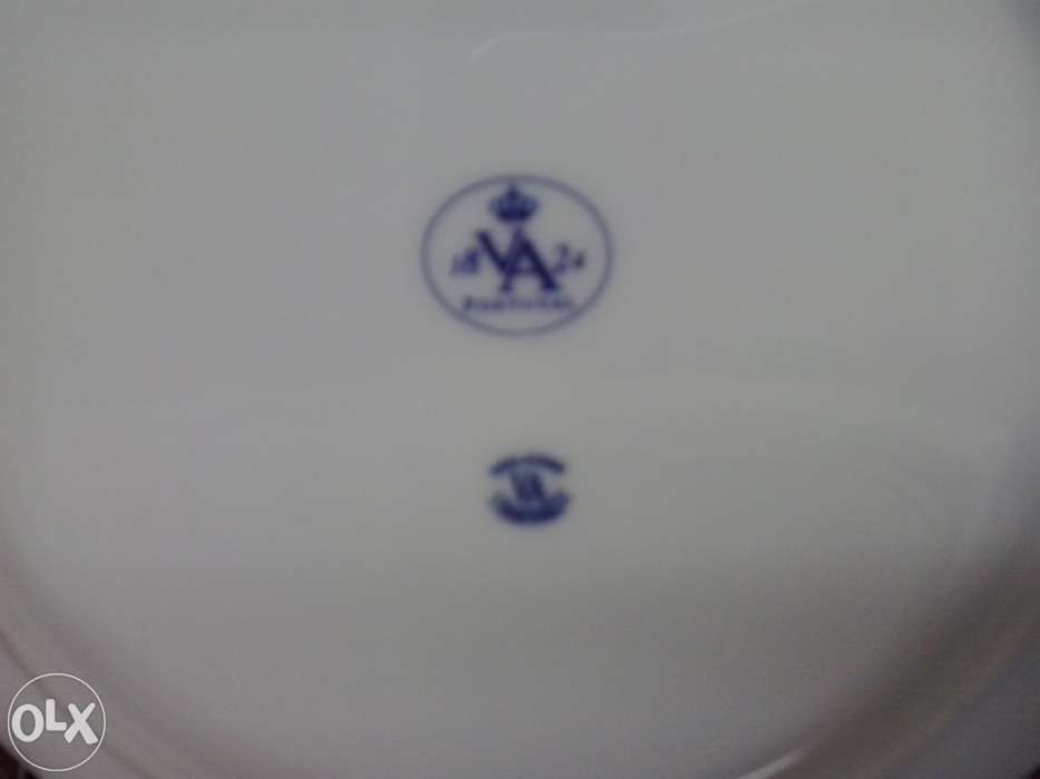 Prato decorativo Vista Alegre com motivo Lisboa