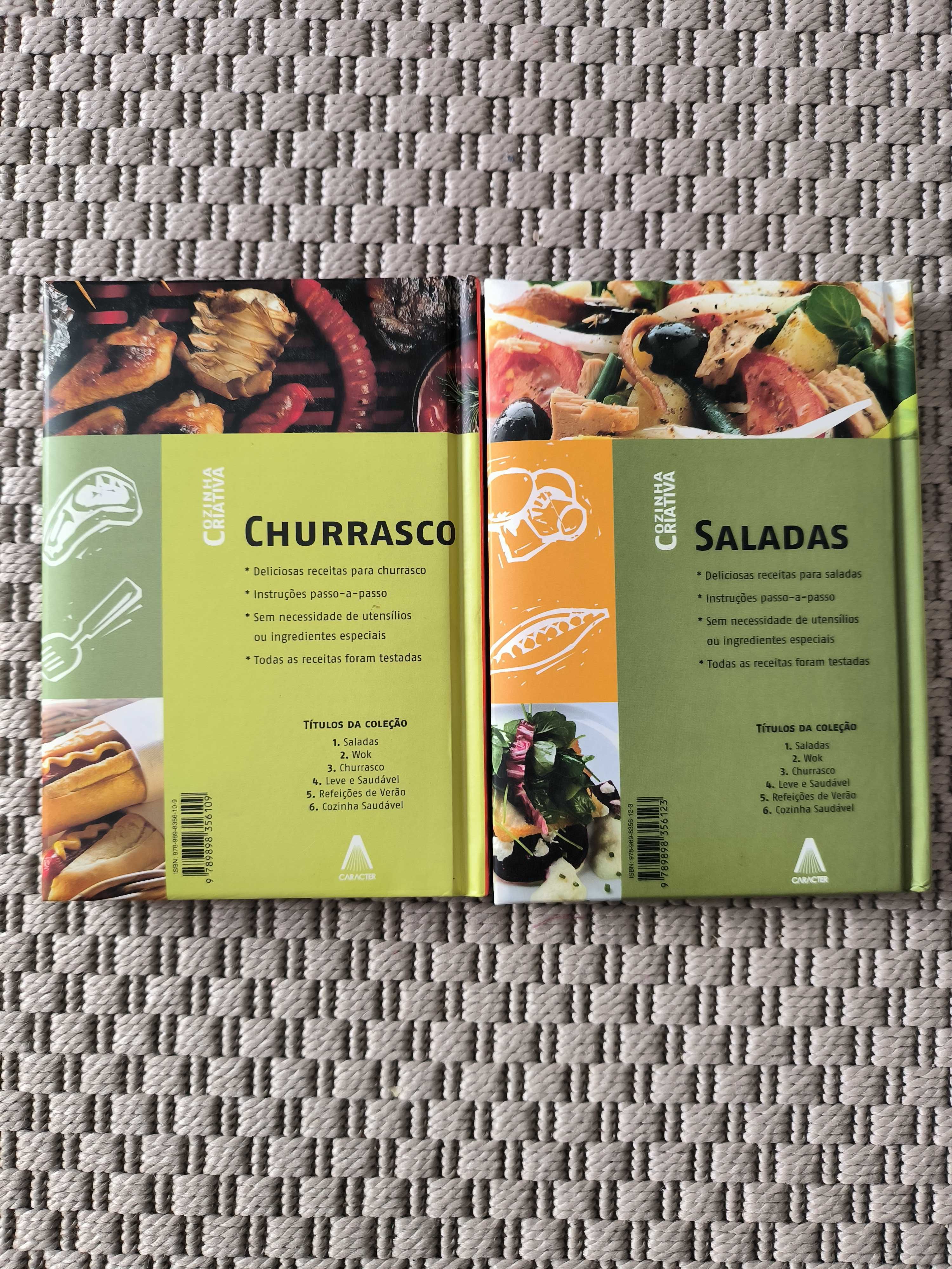 Livros de Receitas - Churrasco / Saladas