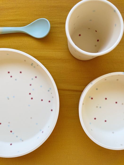 Conjunto de refeição em silicone