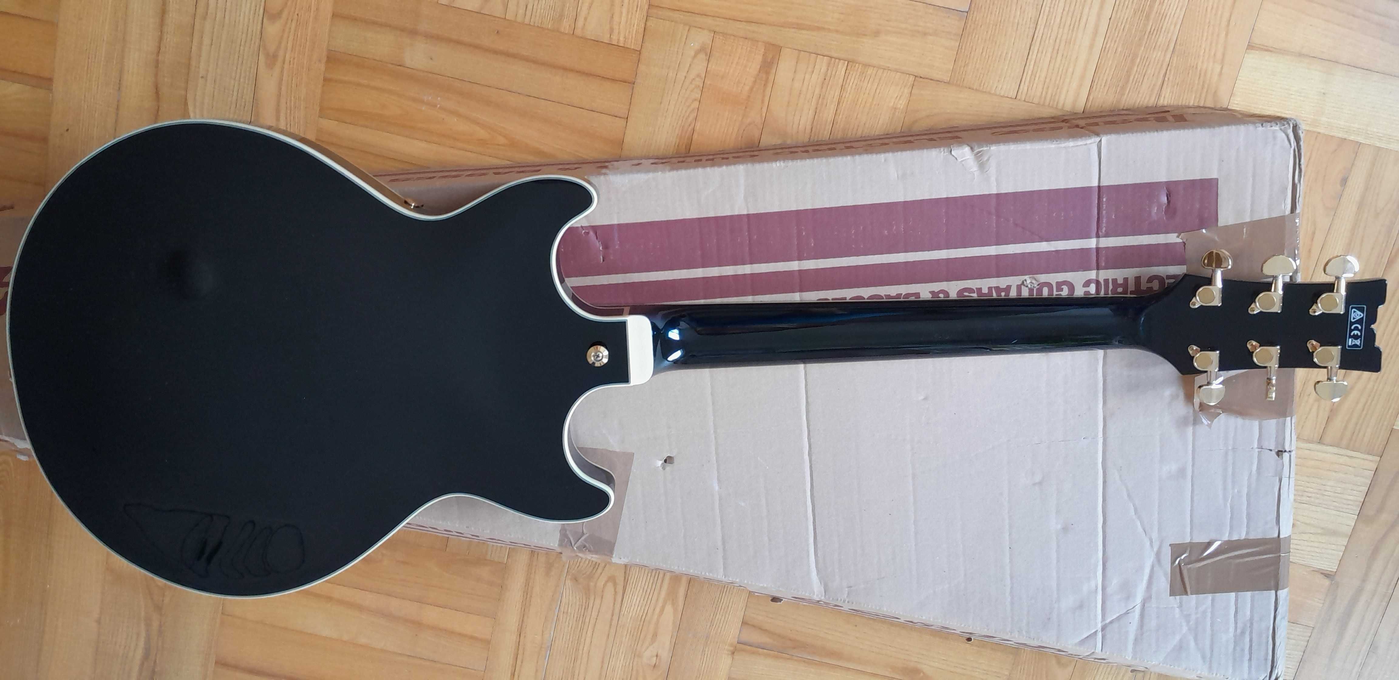Ibanez AMH90-BK,gitara hollowbody,archtop,jazzowa.thinline
