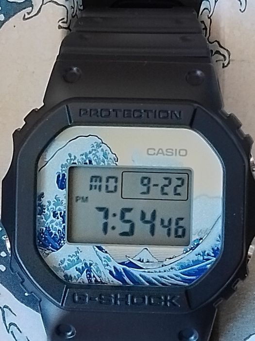 Casio G-Shock "hokusai Katsushika" DW-5600KHK24-1JR
