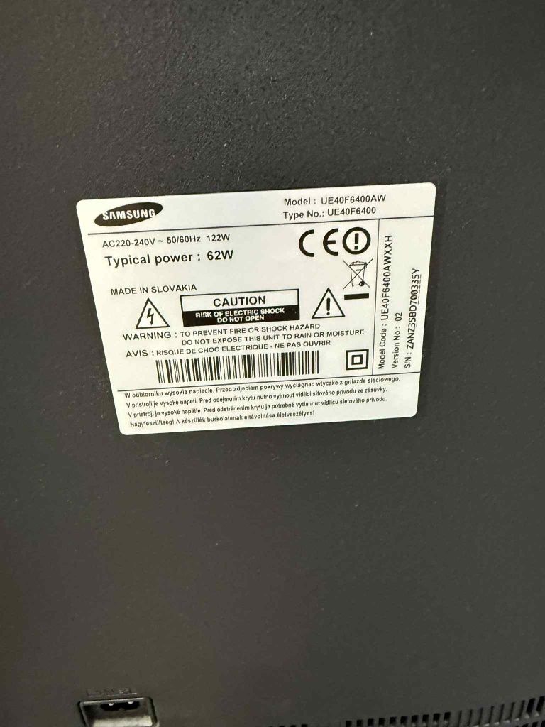 Samsung UE 40F6400 3D