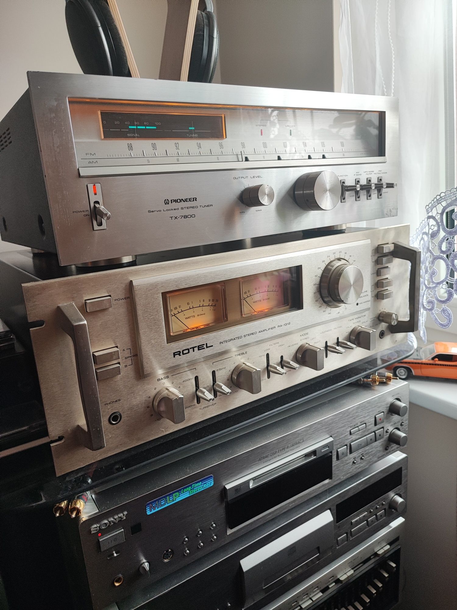 Pioneer tx 7800 tuner blue line