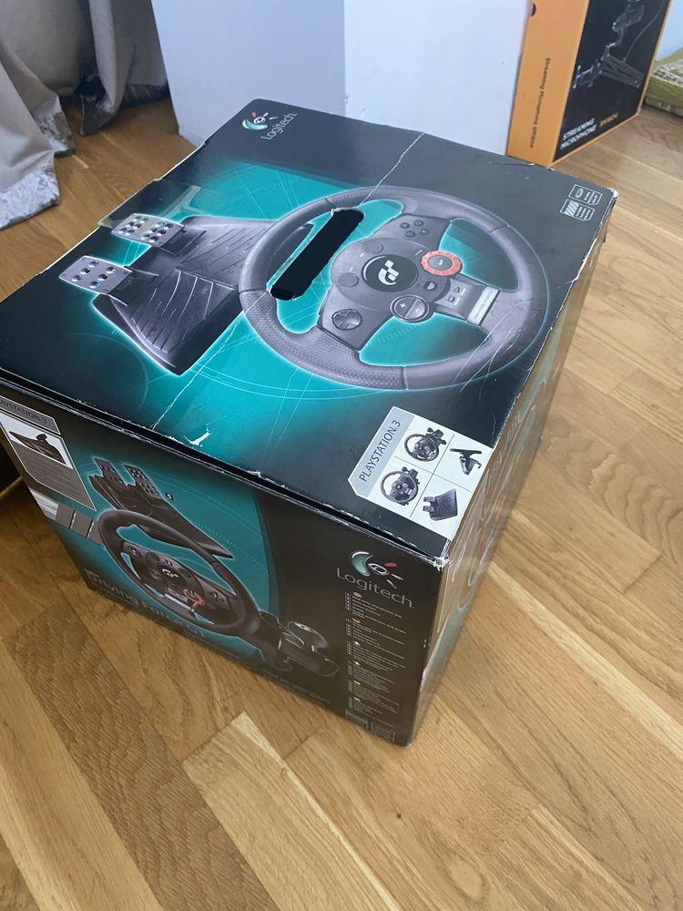 Руль logitech driving force gt