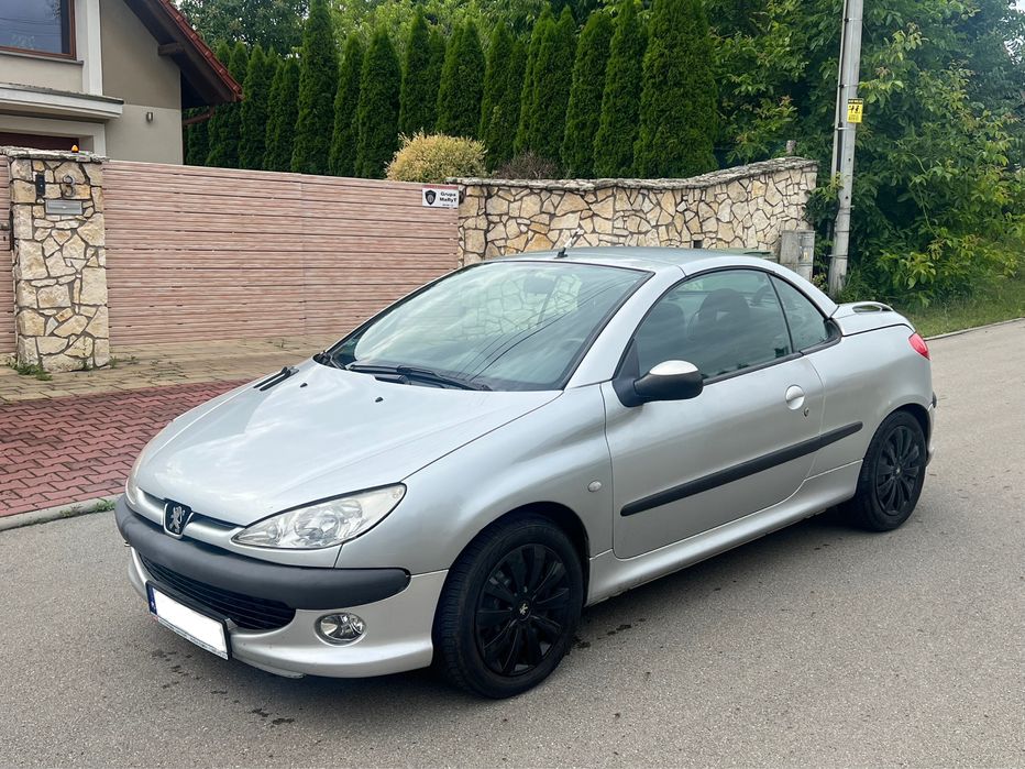 Peugeot 206cc*kabriolet*1.6benzyna*2003r*tanie fajne autko na lato*