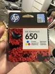 Tusz hp 650 nowy  kolorowy