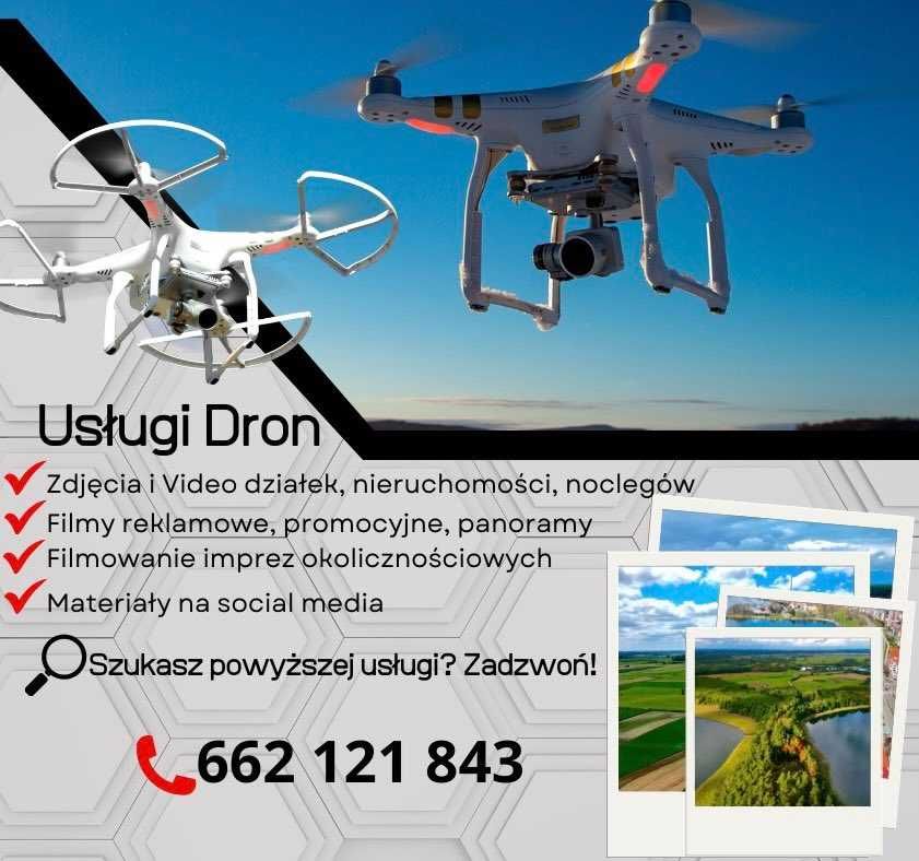 Usługi Dronem, Wideofilmowanie z drona, zdjęcia lotnicze, dron