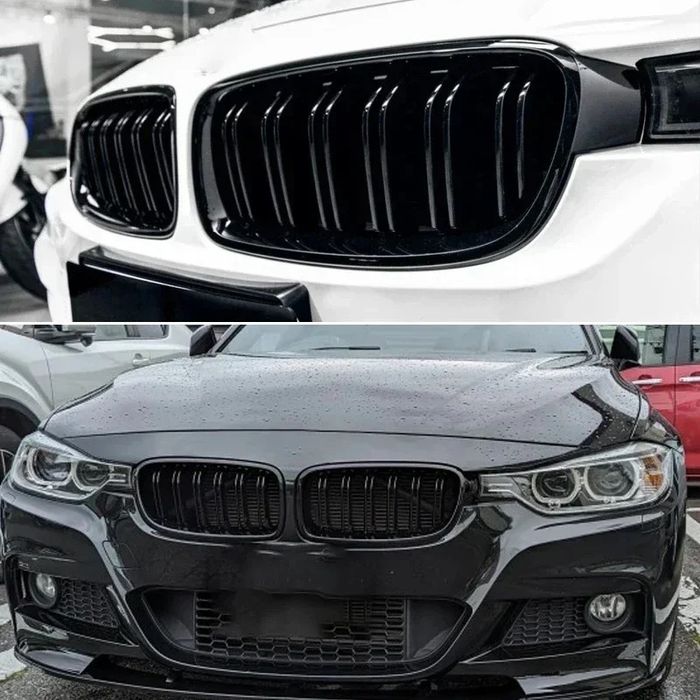 Grelhas capot BMW M série 3 F30/F31 preto brilhante - novas