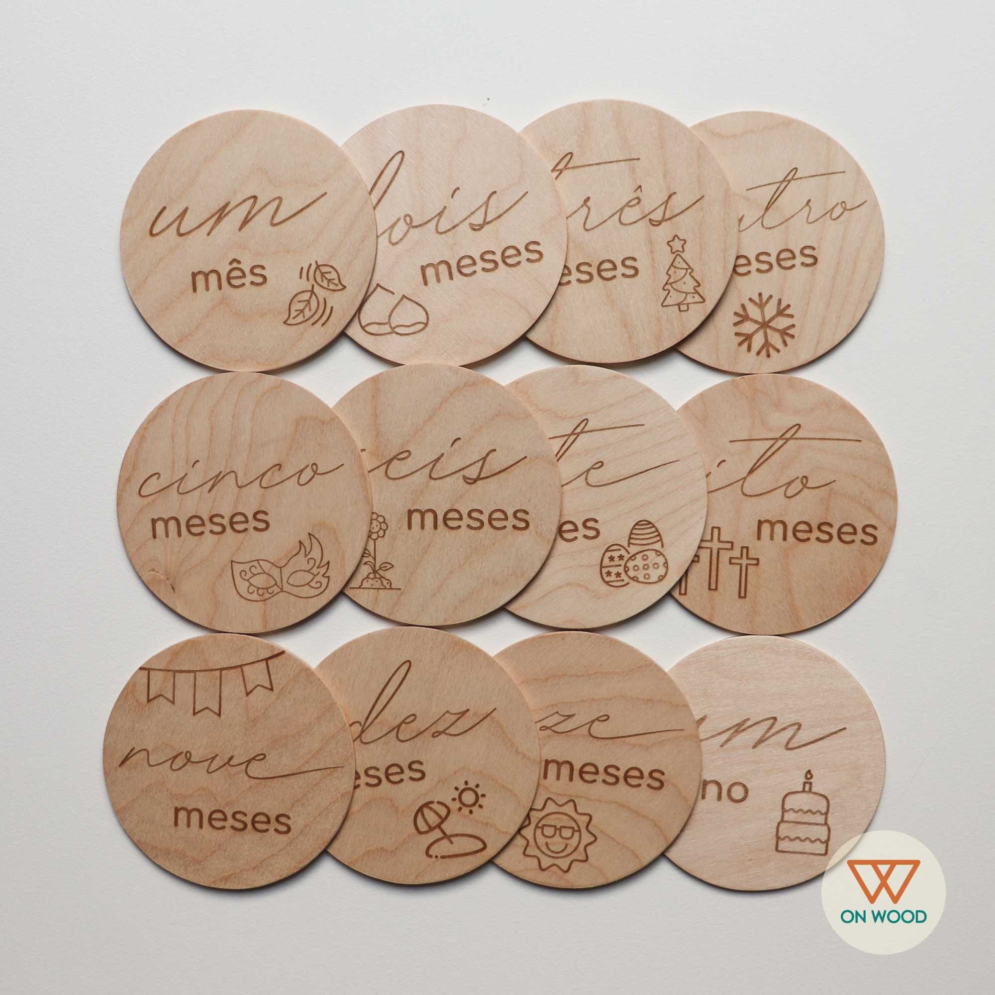 Milestones para bebé (personalizados)