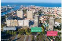 T1 Novo em Leça da Palmeira, 10º andar com varanda, vistas Mar Poen...