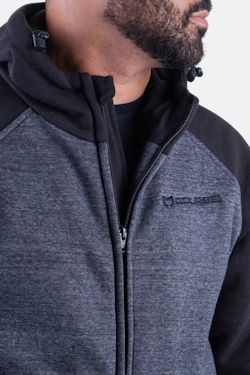 Urban Sport Aramid MC Hoodie Black Motard