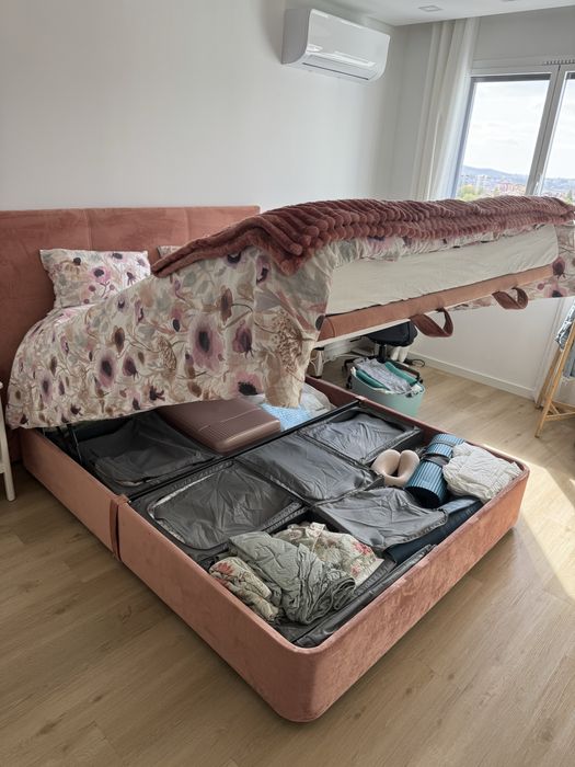 Cama sommier + colchao emma 160x200