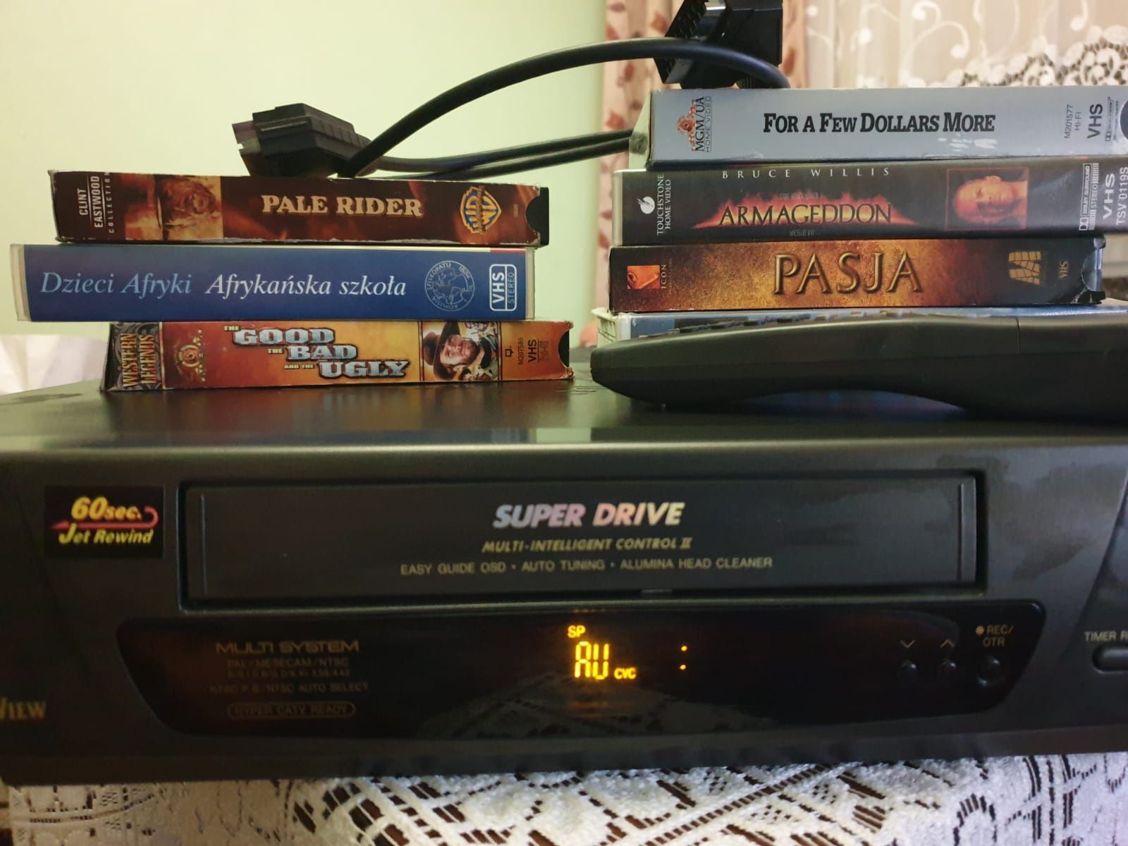 Odtwarzacz kaset vhs panasonic