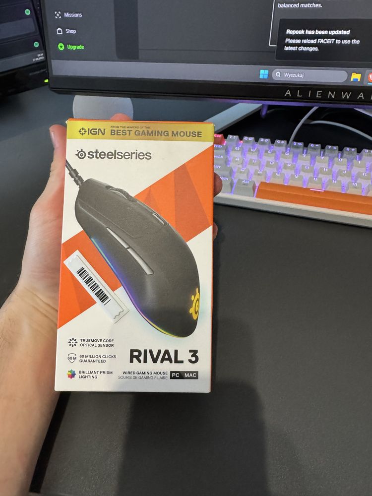mysz steelseries rival 3