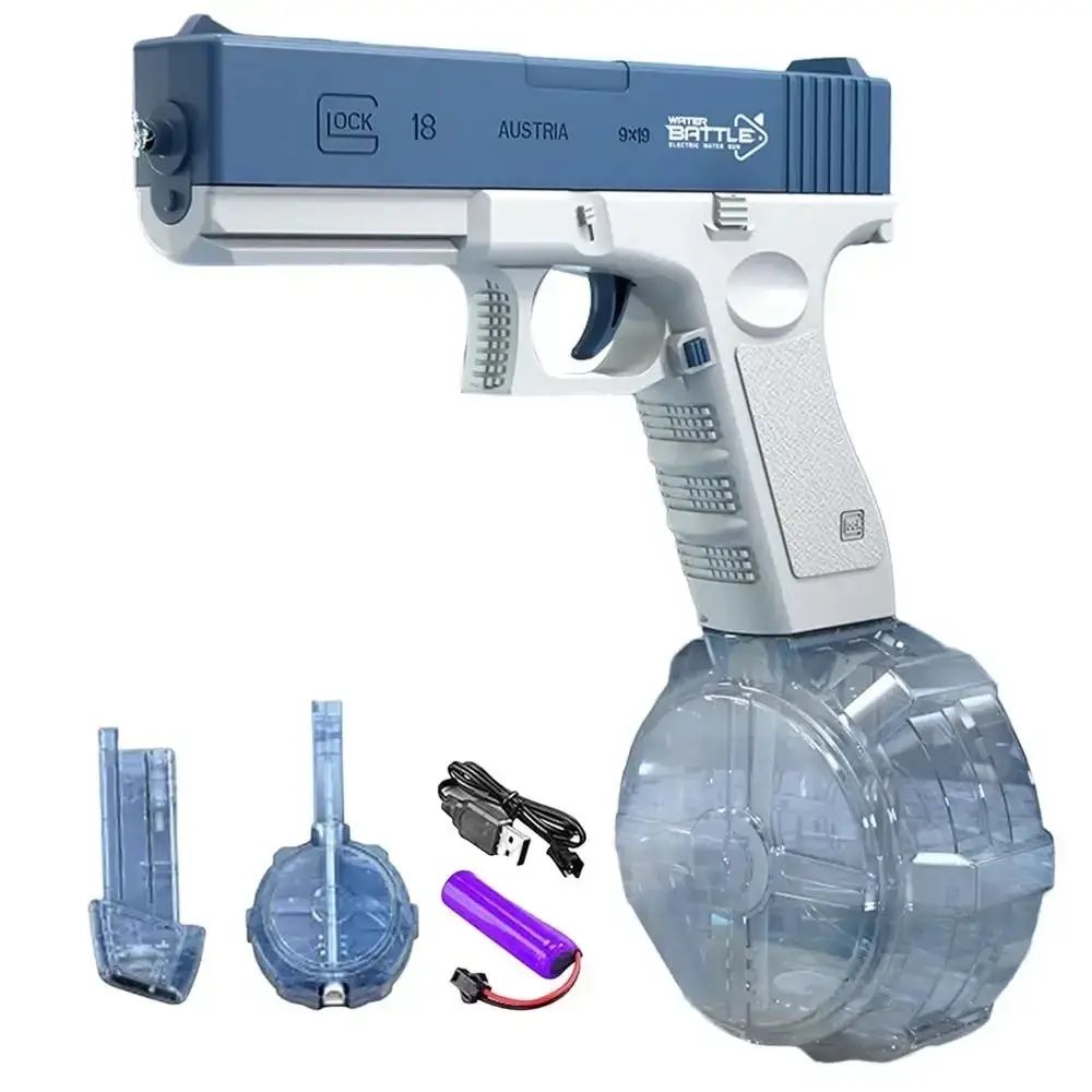 Водяний електричний пістолет Water Gun Clock