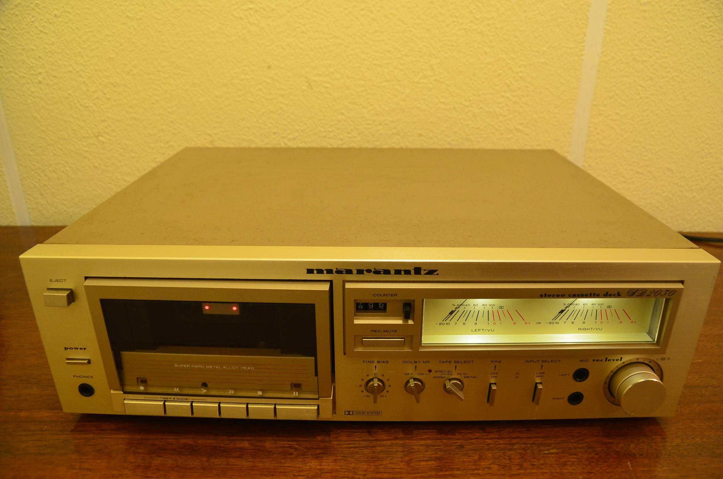 Leitor/ gravador de cassetes Marantz SD 2030