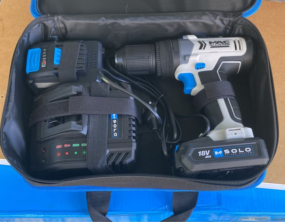 Шуруповерт акумуляторний MacAllister 18V 2 акумульори 2,0 Ah Нові