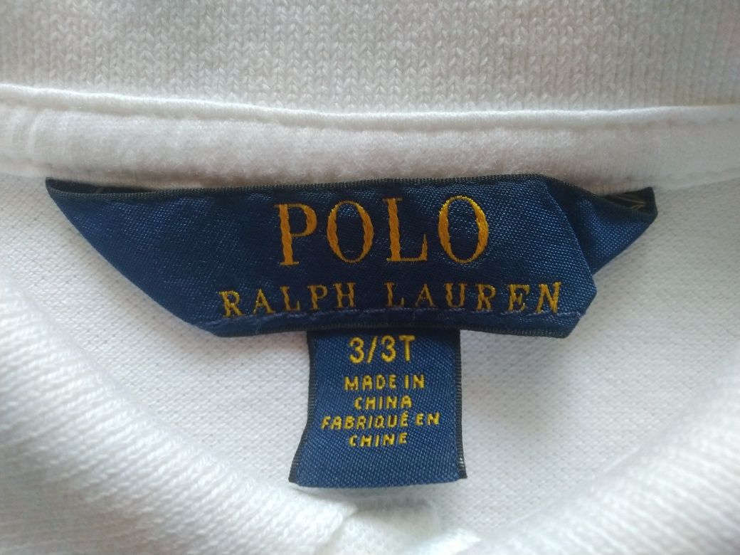 Белое платье Polo Ralph Lauren на девочку 3 лет