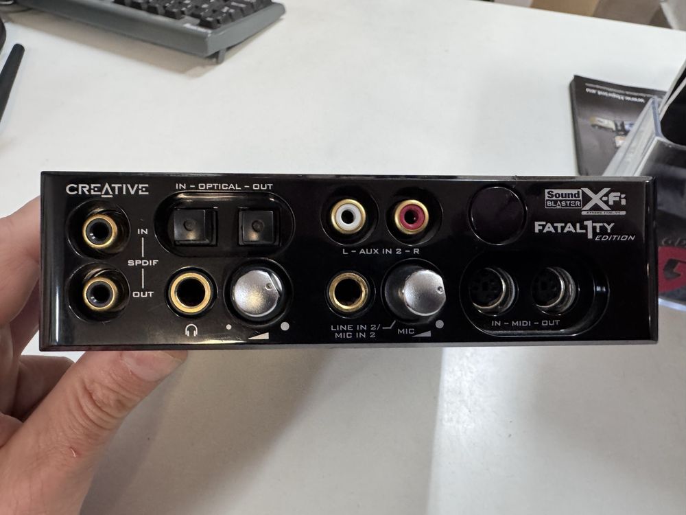 Sound Blaster SB0460 X-FI Fatal1ty Extreme Edition + panel