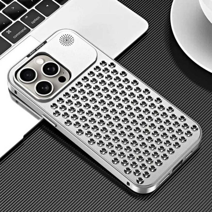 Чехол метал Magsafe iPhone 14 13 металлический бампер аромат металевий