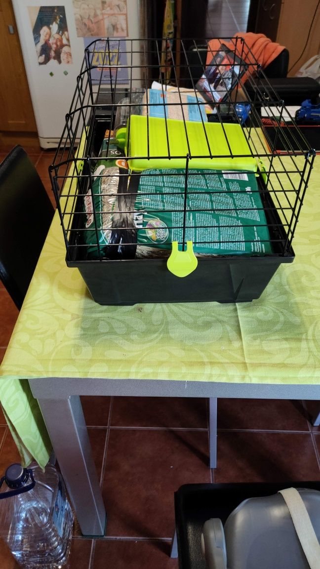 Gaiola Nova com tudo para Amster